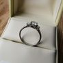 9ct white Gold dress ring Image 6