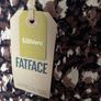 dress FatFace midi v neck 3-4 sleeves  size 16 brown floral pattern black beige BNWT Image 10