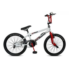 11" Rooster NO MERCY, 20" Wheel, White/Bright Red