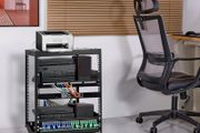 Open Frame Server Rack, 58.5-101.6cm/23-40 in Adjustable Depth, Free Standing or Wall Mount Network Server Rack