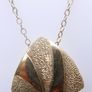 Vintage Solid 9K Gold 375 Pendant Necklace length 18" - 4,07g Image 4