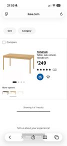 Brand new dining table