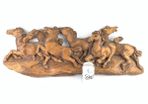 Large Vintage wooden horse sculpture