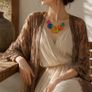 New-Designer Statement Necklace Image 2