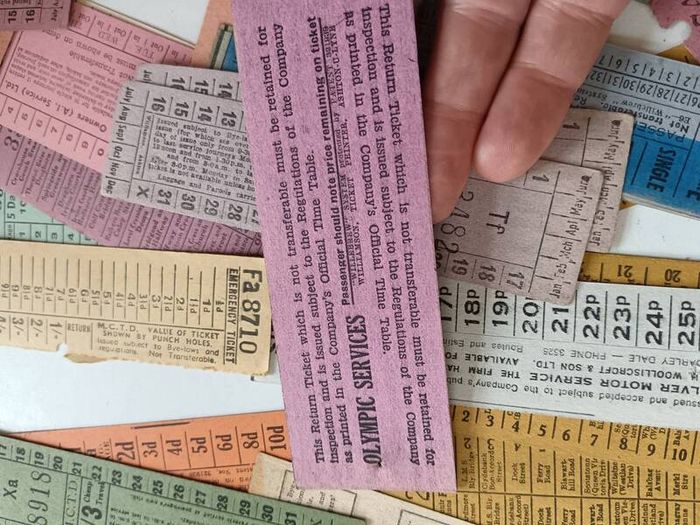 Vintage Transportation Ticket Collection
