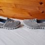 skechers empire sweet slip ons Size 8 eu 41 grey suade In like new condition Image 4