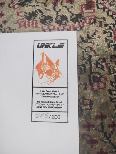 Unkle: if we don't make it/do yourself some good 12" Splatter vinyl