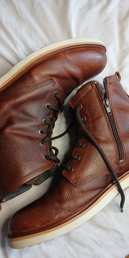 Mens brown bullboxer leather boots EU 46, UK 11