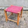 Vintage sugan stool Image 3