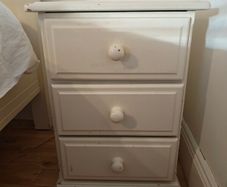 Two white lockers available