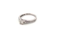 main image for ad 18kt White Gold Solitaire Diamond Ring