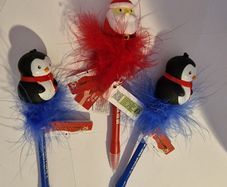 Legami Milano Light-Up Christmas Pens (Set of 3) - Brand New