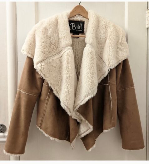 Beautiful tan fur lined jacket