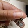 Statement Silver Tone Necklace with Faceted Beads Image 2