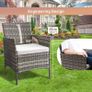 4-Piece Rattan Garden Chair Furniture Set Image 5