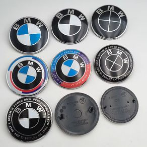 3d ABS 74mm 82mm BMW Hood Emblem Car Front Bonnet Logo Trunk Cover Badge For BMW E39 E46 E30 E36 G20 E87 E60 E90 Accessories