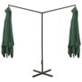Double Parasol with Steel Pole Green 600x300 cm Image 5