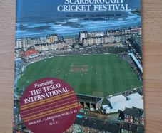 Souvenir programme from the 1989 Scarborough Cricket Festival