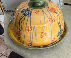 Belinda Brayshaw Cheese Dome Signed.