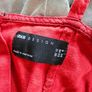 Asos Design Red Denim Dress Image 8
