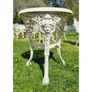 Cast Iron Table Medium Style H H296 Image 4
