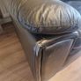 Leather Couch and stool (pull out bed) Image 3