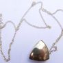 Vintage Solid 9K Gold 375 Pendant Necklace length 18" - 4,07g Image 10