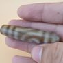 Vintage Himalayan Tibetan 2Eye Agate Dzi Bead Amulet Image 3