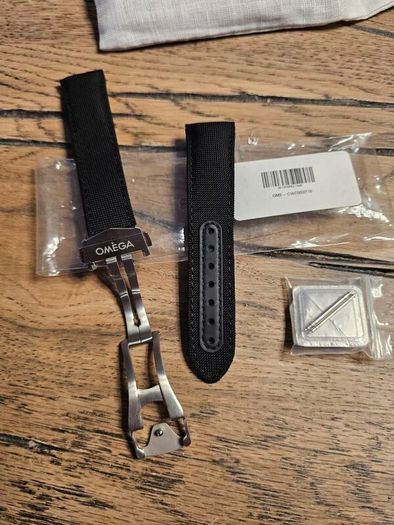 Omega original strap and clasp