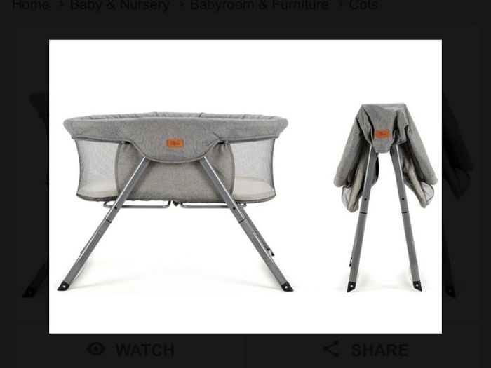 baby elegance foldable crib