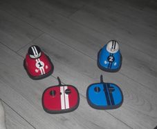 Toy remote control bumper cars