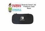 Nintendo Switch Lite Console EVA Hard Protective Case Zip Cover Carry Bag Pouch Black