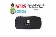 Nintendo Switch Lite Console EVA Hard Protective Case Zip Cover Carry Bag Pouch Black