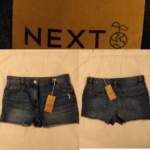 Next Denim Shorts, New With Tags