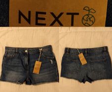 Next Denim Shorts, New With Tags