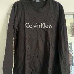 Black Calvin Klein mens long sleeve top size small