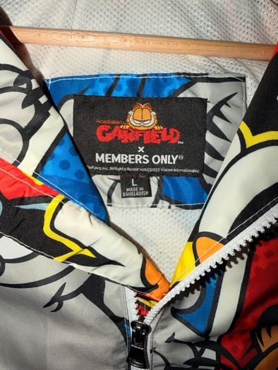 Garfield x Members Only Windbreaker