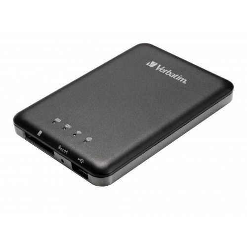 Verbatim MediaShare Wireless - Portable Wi-Fi Media Hub