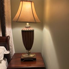 2 beautiful antique lamps