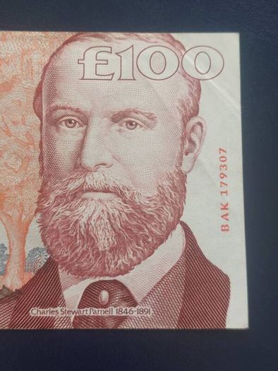 2 x parnell 100 pound notes