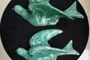 Carrig Ware   Ceramic  Pair of Swallows