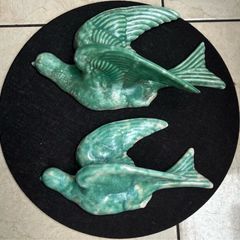 Carrig Ware   Ceramic  Pair of Swallows