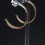 Vintage 9ct Gold Hoop Earrings Fully Hallmarked 1.46g Image 3