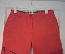 Ladies Brakeburn Chino Shorts - Burnt Orange - UK 12 - New Without Tags