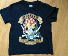 Paris Pirate T-shirt. Age 5-6