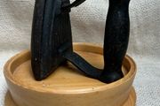 Antique J&amp;J Siddons sad iron for miliners/leatherwork