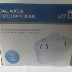 12 Water Filter Cartridges (can replace Brita 'Maxtra')