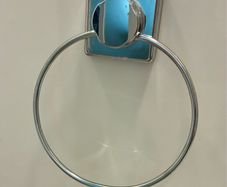 Chrome towel ring