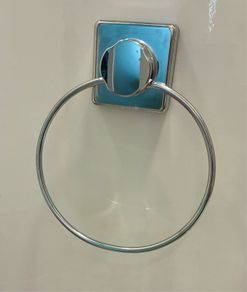 Chrome towel ring