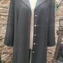 Vintage 90s 00s Frank Usher black diamonte longline blazer Image 6